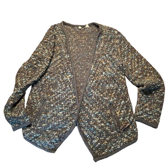 Moth Anthropologie Blue, Green, Gray cardigan size S - Picture 1 of 10